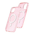 Case for iPhone 14, Dropproof MagSafe Glitter, pink