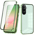Case for Samsung Galaxy A56, Magnetic Dual Glass, green