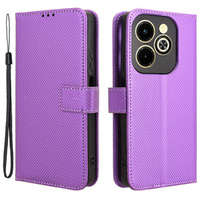 Flip case for Infinix Hot 40i, Wallet Smart Magnet, purple