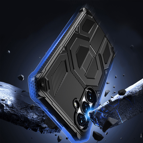 MagSafe-compatible protective case with stand for Samsung Galaxy S25 FE