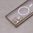 Magnetic Dual Glass MagSafe case for Samsung Galaxy S23 Ultra, gold
