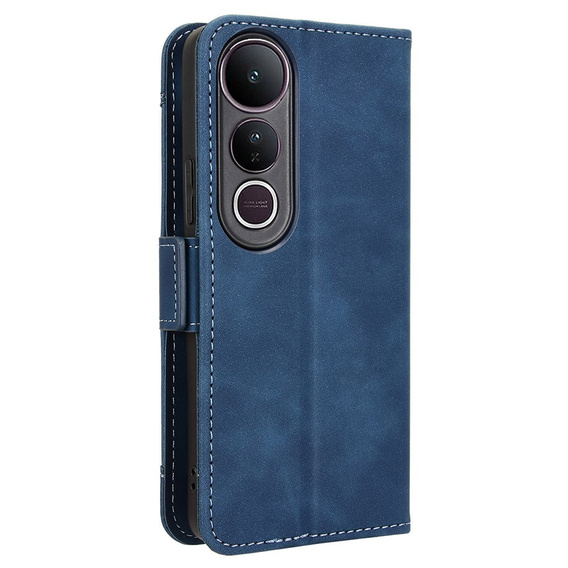 Flip case for Vivo V50 Lite 4G / 5G, Card Slot, dark blue