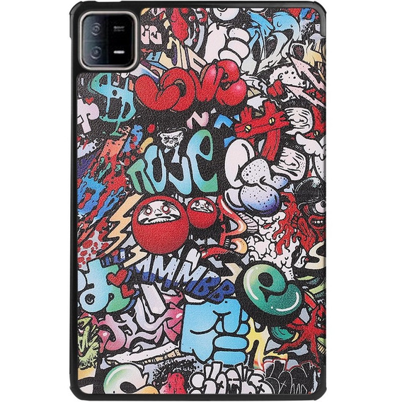Case for Xiaomi Pad 6 / 6 Pro, Smartcase, graffiti