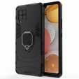 Case for Samsung Galaxy A42 5G, Kickstand Ring, black