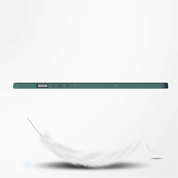 Case for Samsung Galaxy Tab S10 Lite / S10 FE / S9 FE, Smartcase Hybrid, with stylus space, dark green