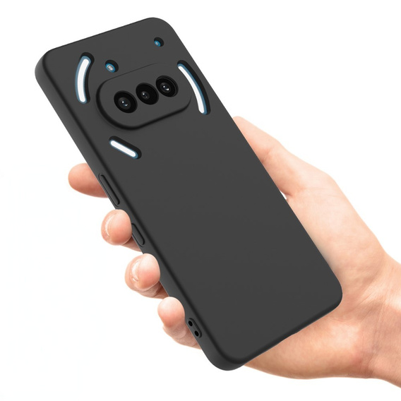 Case for Nothing Phone 3a, Silicone Lite, black