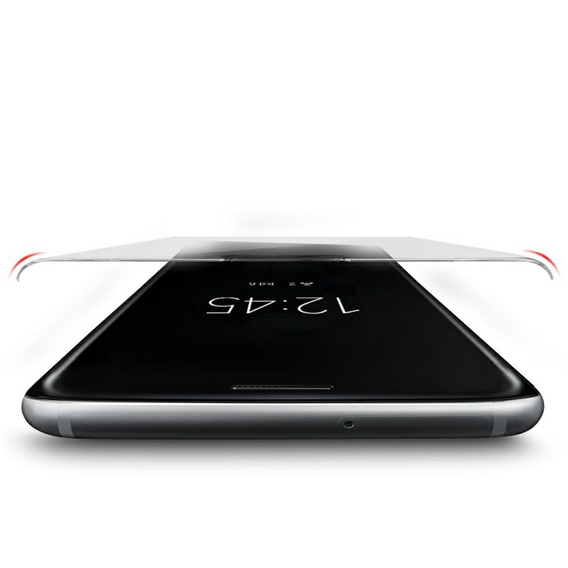 3D Tempered Glass for Realme GT 7 Pro, black frame