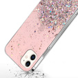Case for iPhone 11, Glittery, pink