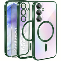 Case for Samsung Galaxy A55 5G, Electro MagSafe, + Screen Glass