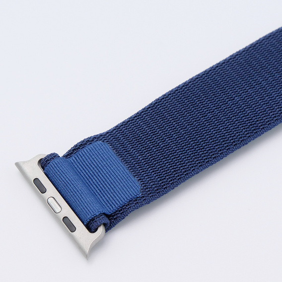 Nylon Strap for Apple Watch 1/2/3/4/5/6/7/8/SE/ULTRA 42/44/45/49mm, Dark blue