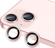 Case for iPhone 15, Electro MagSafe, pink + Screen Glass
