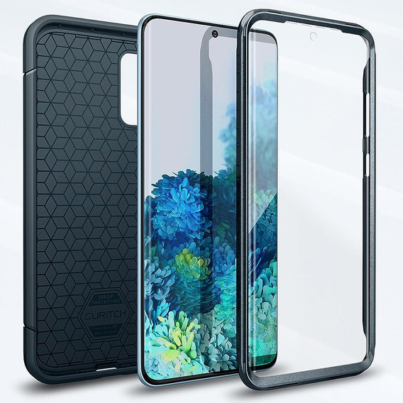 Case for Samsung Galaxy S20+ Plus, Suritch Basic (Two Frames), blue