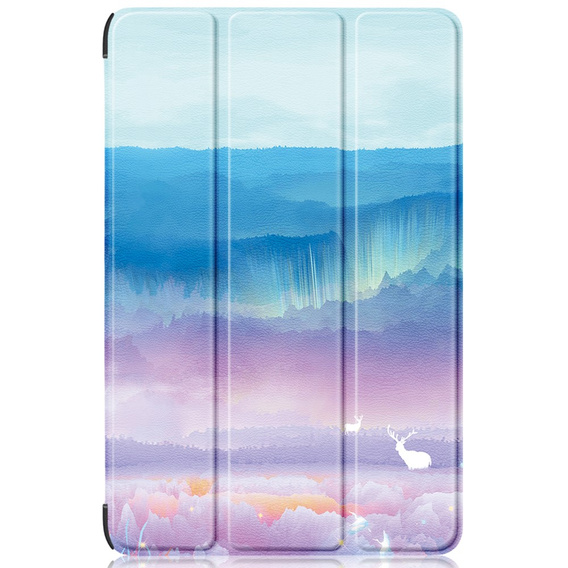 Case for Samsung Galaxy Tab S9, Smartcase Hybrid Pen Slot, deer fantasy