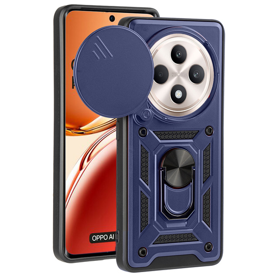 Case for Oppo Reno 12FS / Oppo Reno 12F, CamShield Slide, blue