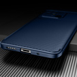 Case for Xiaomi Redmi 10C, Carbon Gel, dark blue