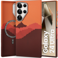 MagSafe's Samsung Galaxy S24 Ultra Case, Carbon Fiber, orange