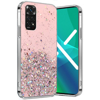 Case for Xiaomi Redmi Note 11/11S, Glittery, pink