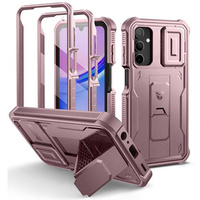 Armored case for Samsung Galaxy A15, Dexnor Full Body (Two Frames), pink