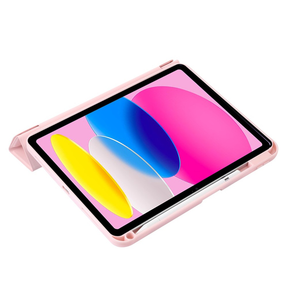 Case for iPad 10.9" 2022 (10 gen.), Origami, pink rose gold