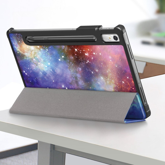 Case for Lenovo Tab P11 Pro Gen 2 TB132FU TB132XU 11.2", with flap, galaxy