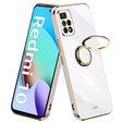 Case for Xiaomi Redmi 10, Electro Ring, white