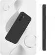 Case for Samsung Galaxy A36 5G, Silicone Lite, black