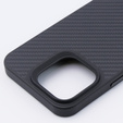 Case for iPhone 15 Pro Max, Aramid Fiber Cover, black