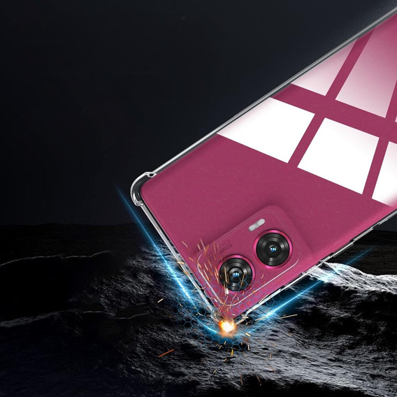 Case for Motorola Edge 50 Fusion 5G, Dropproof, transparent