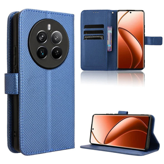 Flip case for Realme 12 Pro 5G / 12 Pro+ 5G, Wallet Smart Magnet, blue