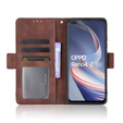Flip case for Oppo Reno 4 Z 5G, Card Slot, brown