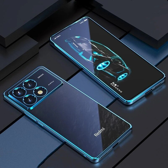 1 x Case for Xiaomi Poco F6 Pro, Frame Case, blue
