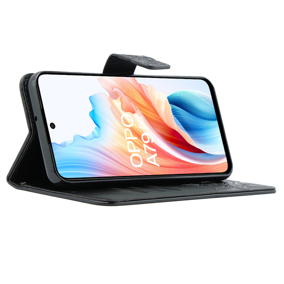 Flip case for Oppo A79 5G, Butterfly, black