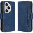 Flip case for Honor 400 Pro 5G, Card Slot, dark blue