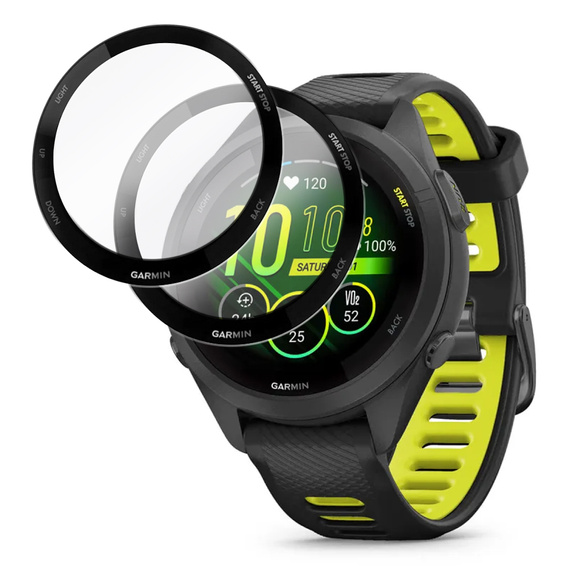2x ERBORD Hybrid Glass for Garmin Forerunner 265