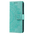 Flip case for Oppo A17, Mandala, green