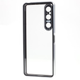 Case for Sony Xperia 1 V, Magnetic Dual Glass, silver