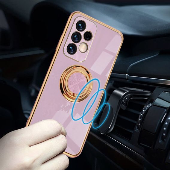 Case for Samsung Galaxy A13 4G, Electro Ring, purple