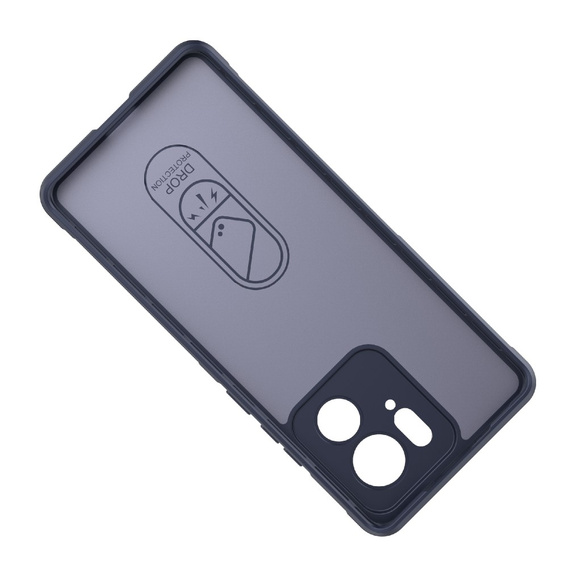 Case for Motorola Edge 40, Gaming Shockproof, dark blue