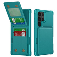 Case for Samsung Galaxy S25 Ultra, Card Holder Kickstand, green