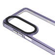 Case for Oppo A60, Fusion Hybrid, transparent / purple