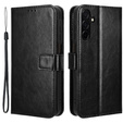 Flip case for Samsung Galaxy A26, Crazy Horse Wallet, black