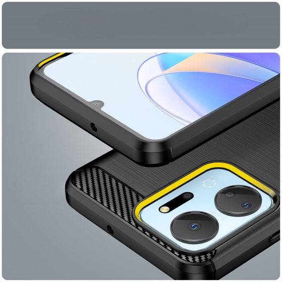Case for Honor X7a 5G, Carbon, black