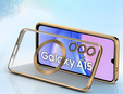 Case for Samsung Galaxy A15 4G/5G, Electro MagSafe, gold + Screen Glass