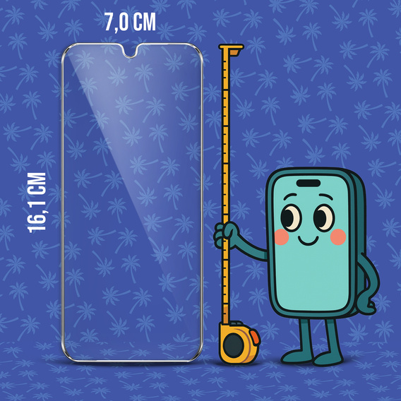 Diamond Palm Tempered Glass for Samsung Galaxy Xcover 7 Pro / 7