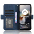 Flip case for Motorola Moto G56 5G, Card Slot, dark blue