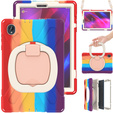 Children's case for Lenovo Tab M10 Plus TB-X606F, armored with strap, multicolor
