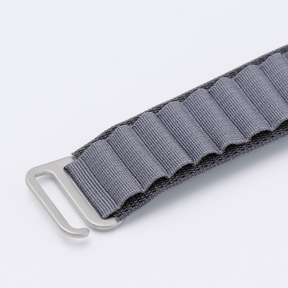 Nylon Strap for Apple Watch 1/2/3/4/5/6/7/8/SE/ULTRA 42/44/45/49mm, Grey