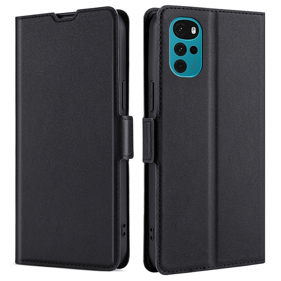 Flip case for Motorola Moto G22, Magnetic Clasp, black