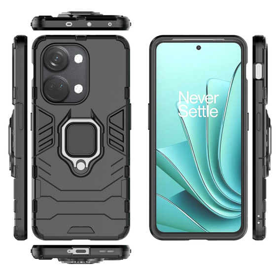 Case for OnePlus Nord 3 5G, Kickstand Ring, black