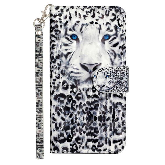 Flip case for Samsung Galaxy A35 5G, Wallet, Leopard